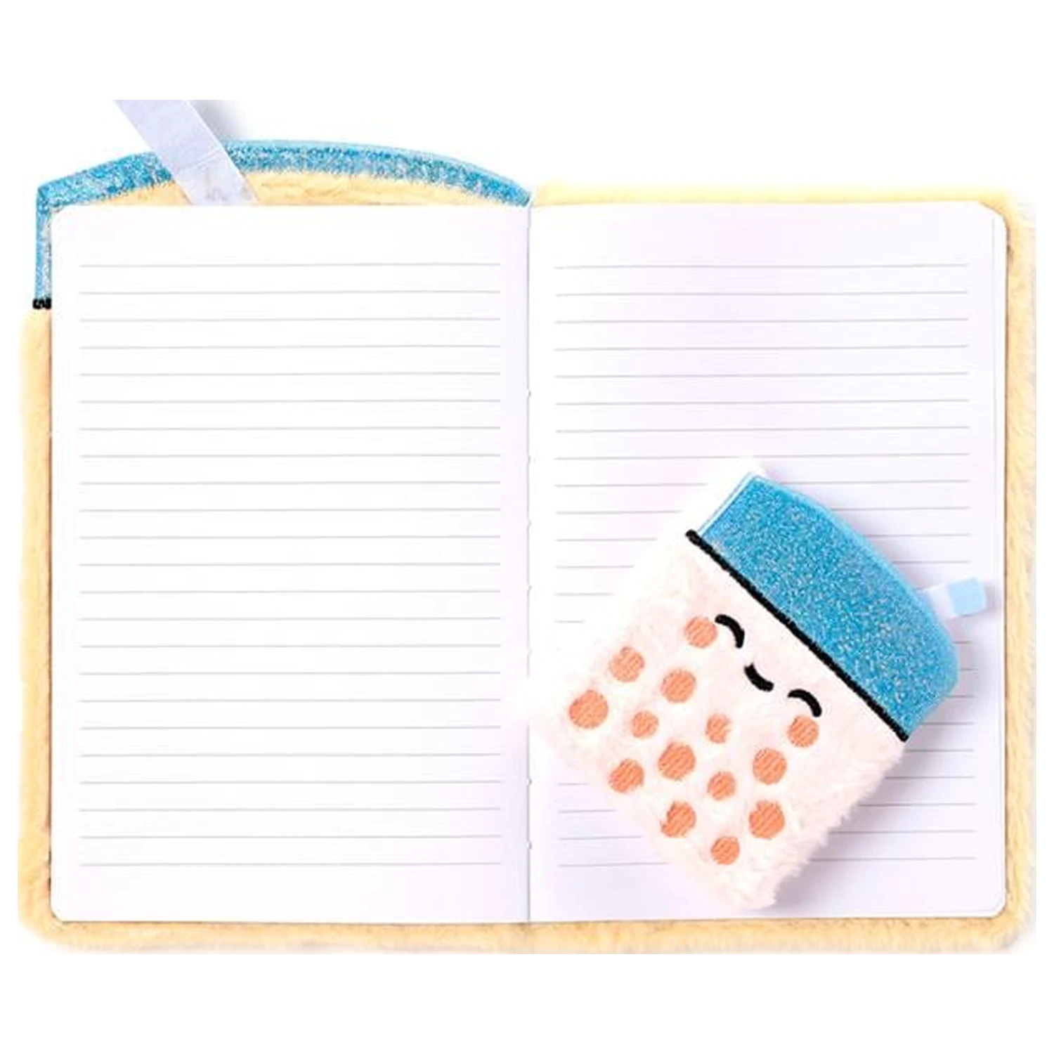 KAWAII Boba the Bubble Tea Premium Fluffy Notebook + 1 Mini product photo