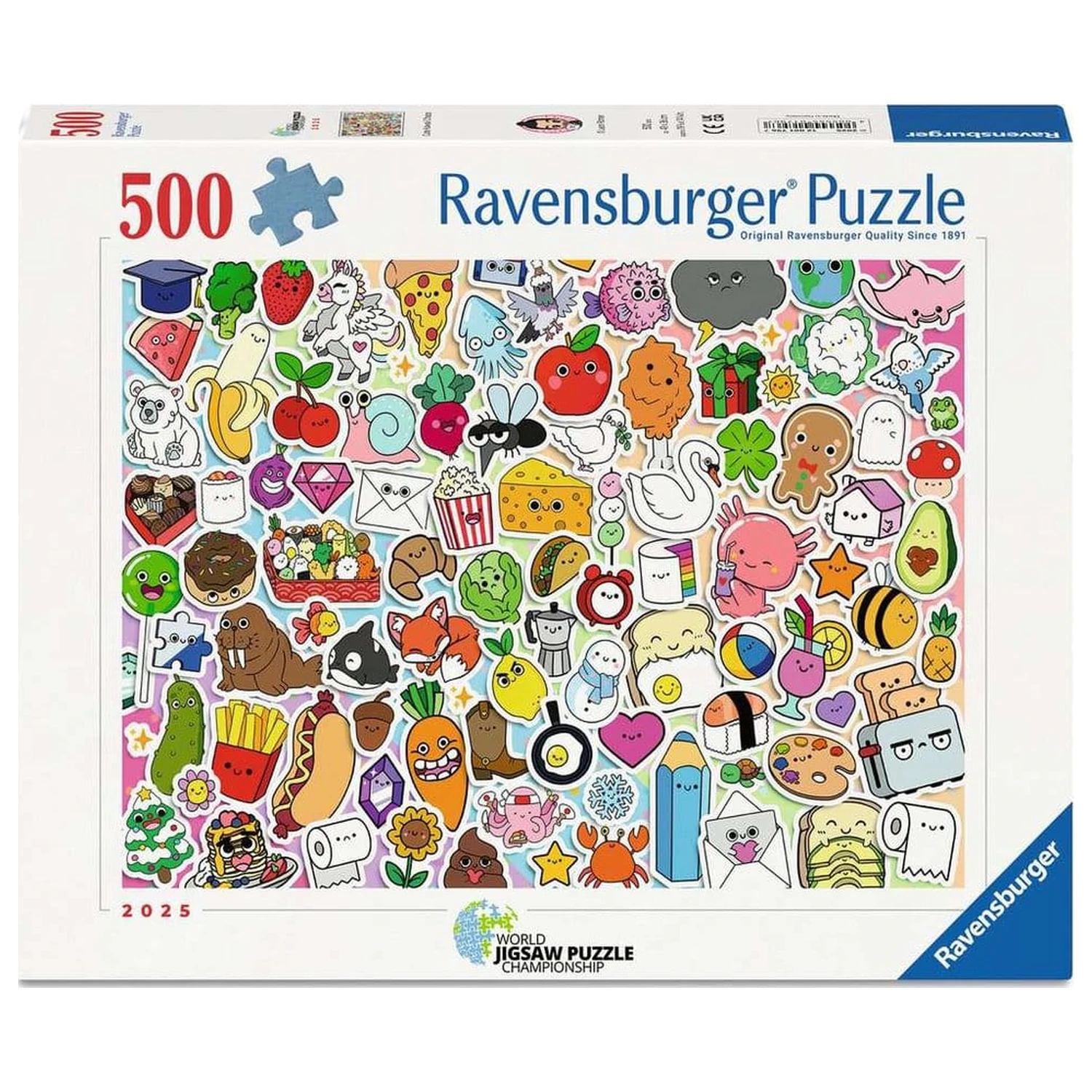 Kawaii Jigsaw Puzzle Cute Kawaii Chaos (500 Pieces) product photo