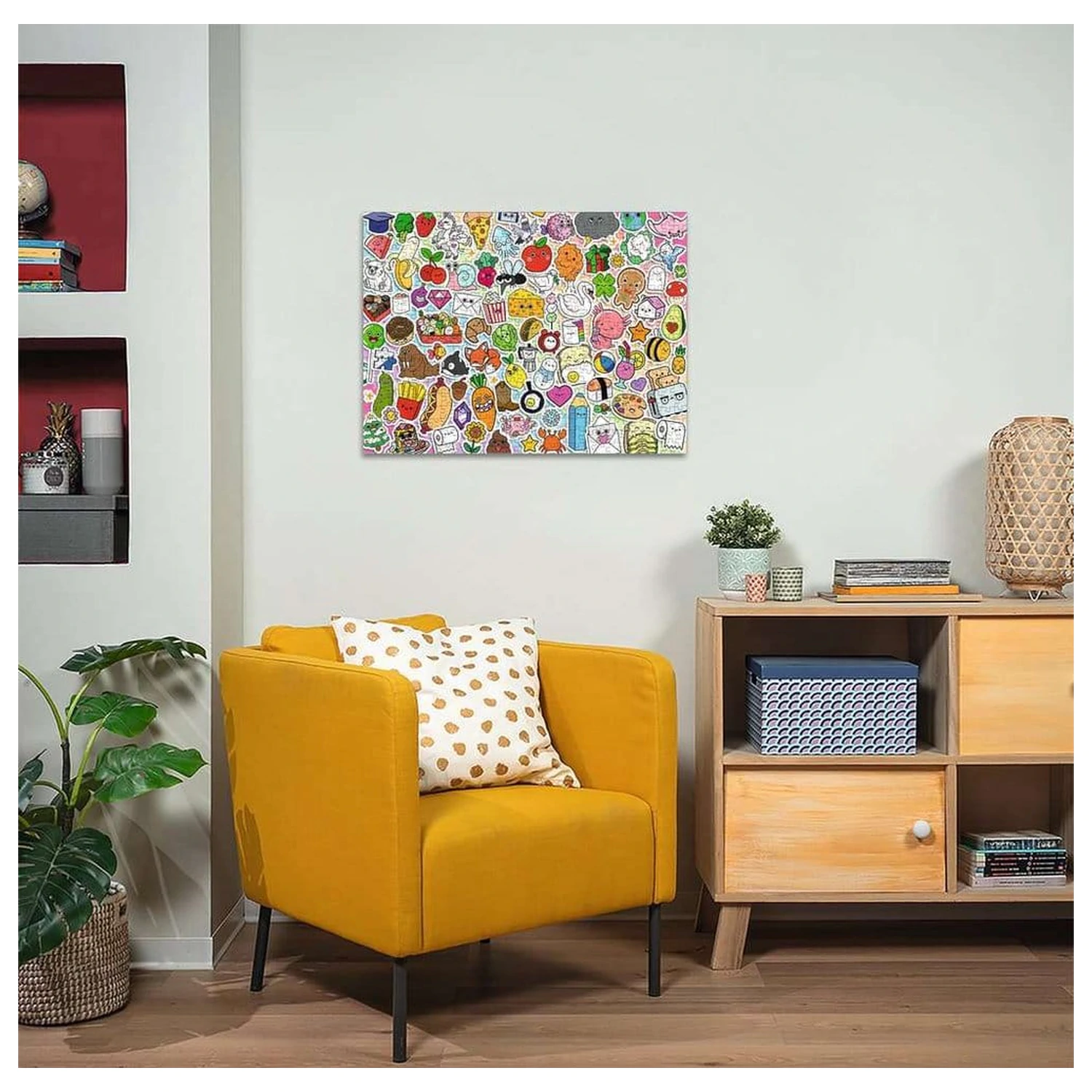 Kawaii Jigsaw Puzzle Cute Kawaii Chaos (500 Pieces) product photo