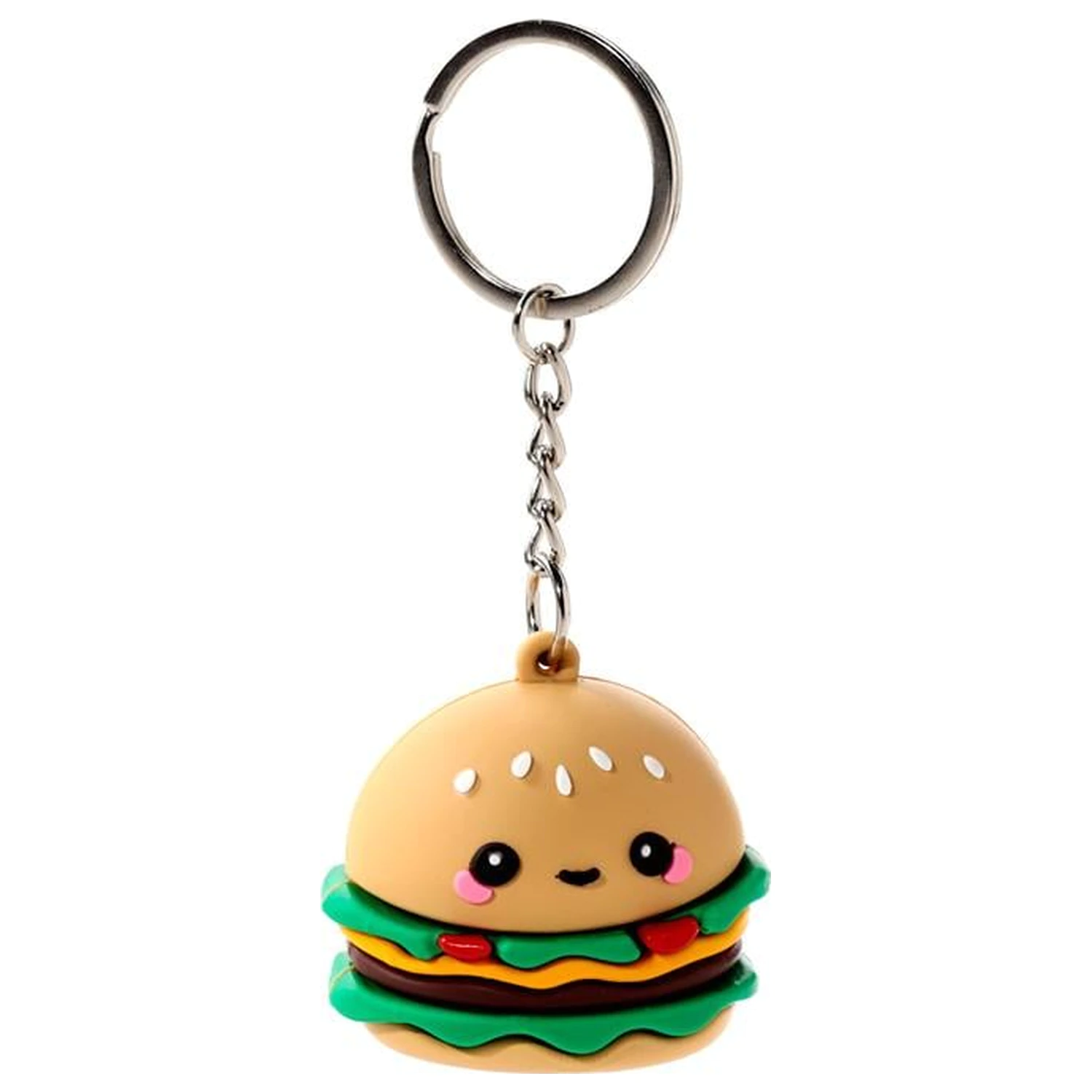 KAWAII Hammy the Burger PVC 3D Keychain product photo