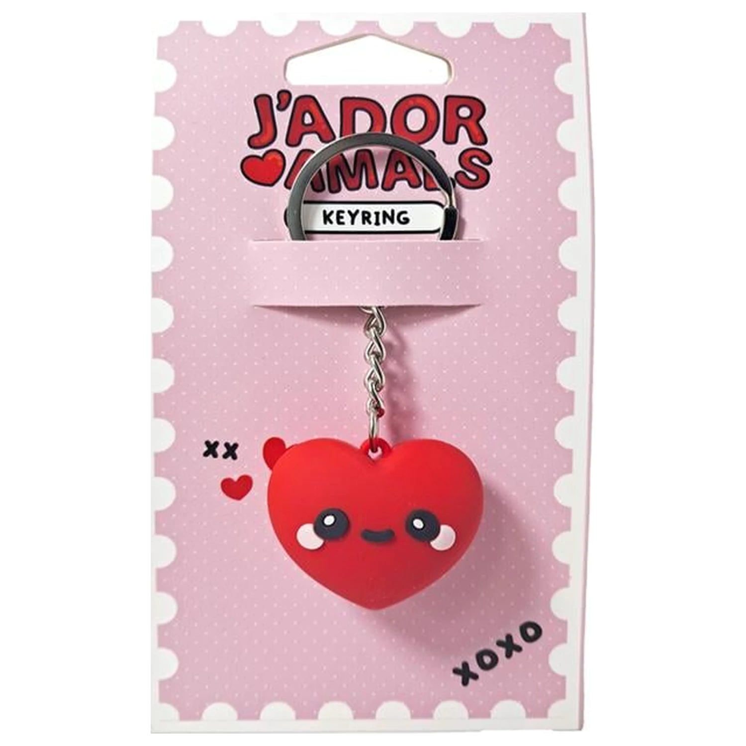 KAWAII Heart PVC 3D Keychain product photo