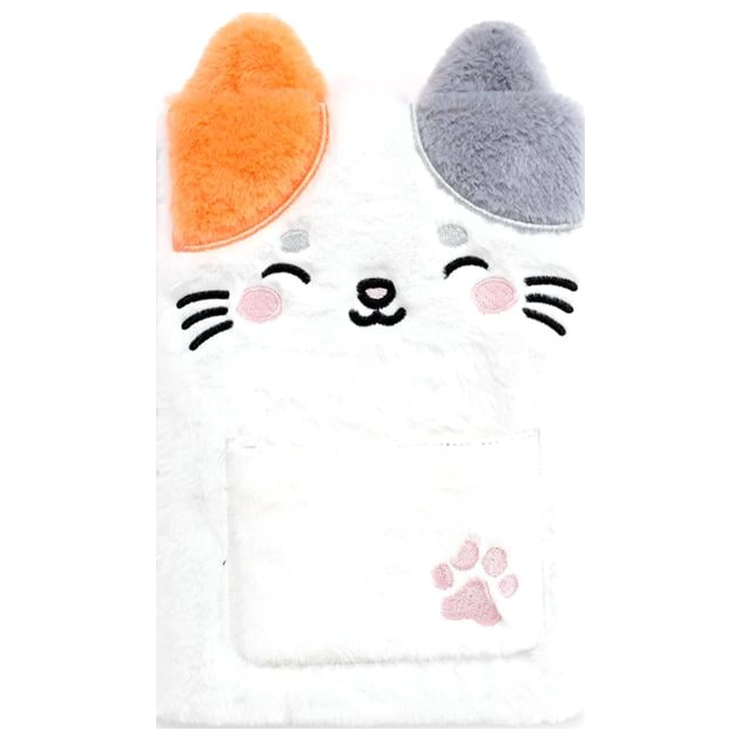 KAWAII Lola the Cat Premium Fluffy Notebook + 1 Mini product photo
