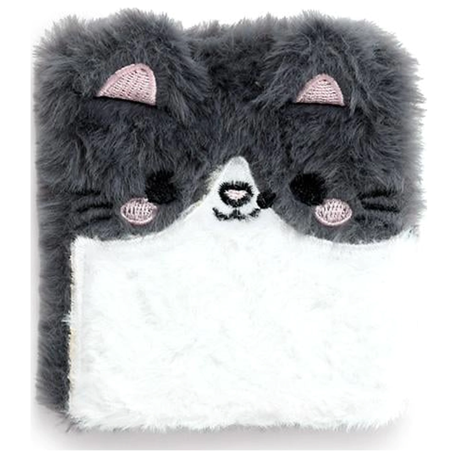 KAWAII Lola the Cat Premium Fluffy Notebook + 1 Mini product photo