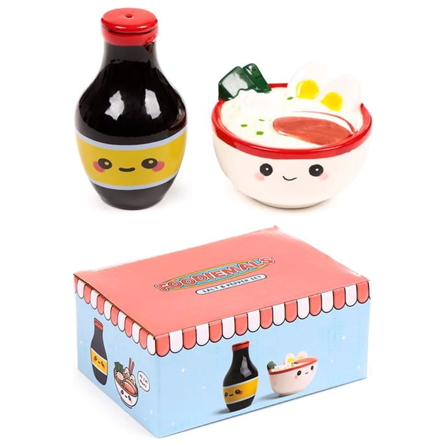 Kawaii Nori The Ramen Salt and Pepper Shakers Set product photo
