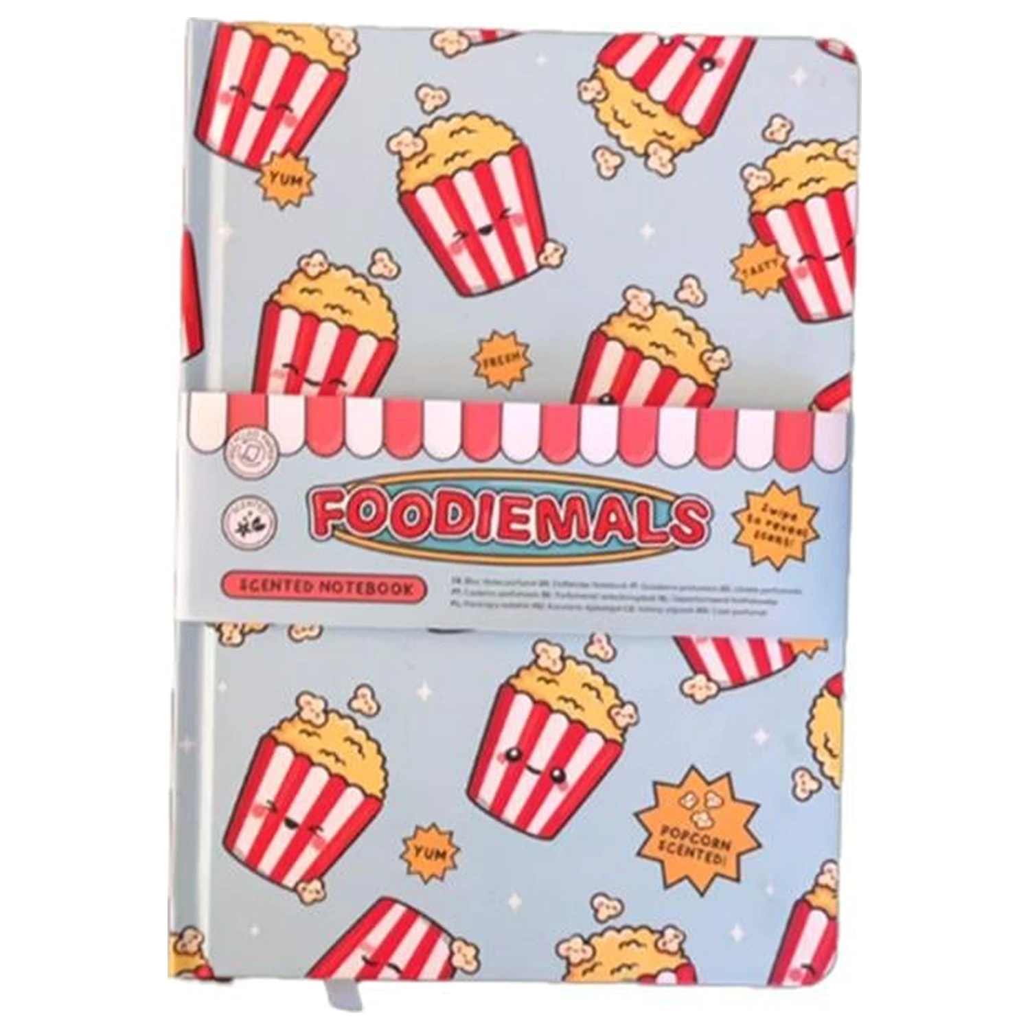 Kawaii Popcorn Premium Scented Notebook product photo