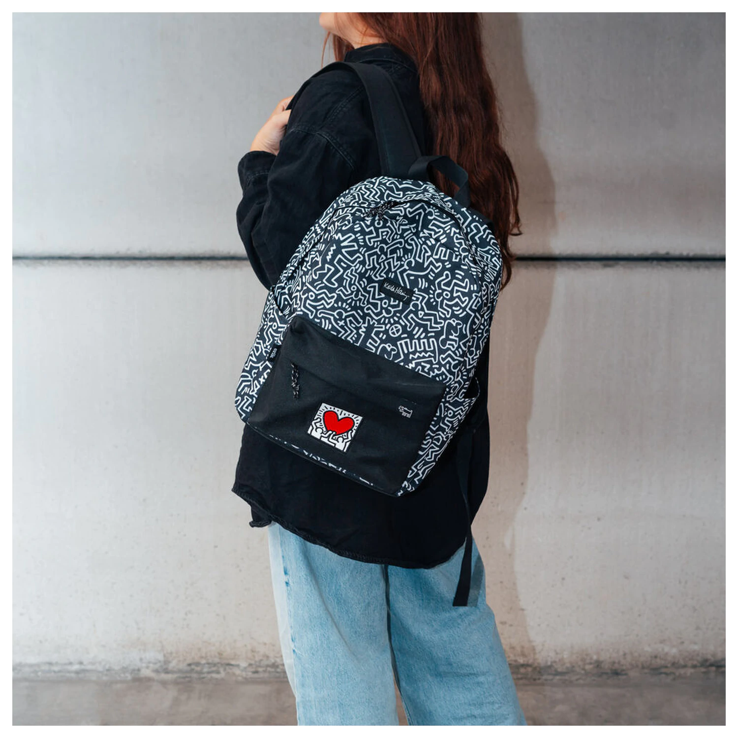 Keith Haring backpack product photo