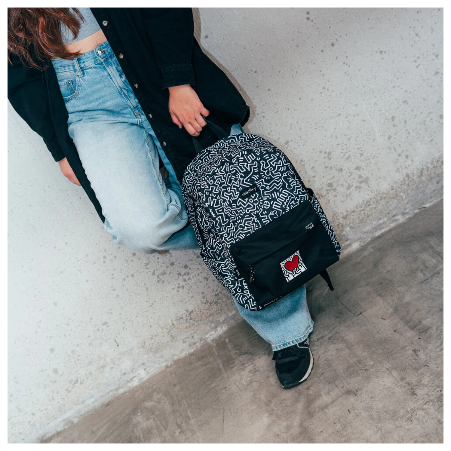 Keith Haring backpack product photo
