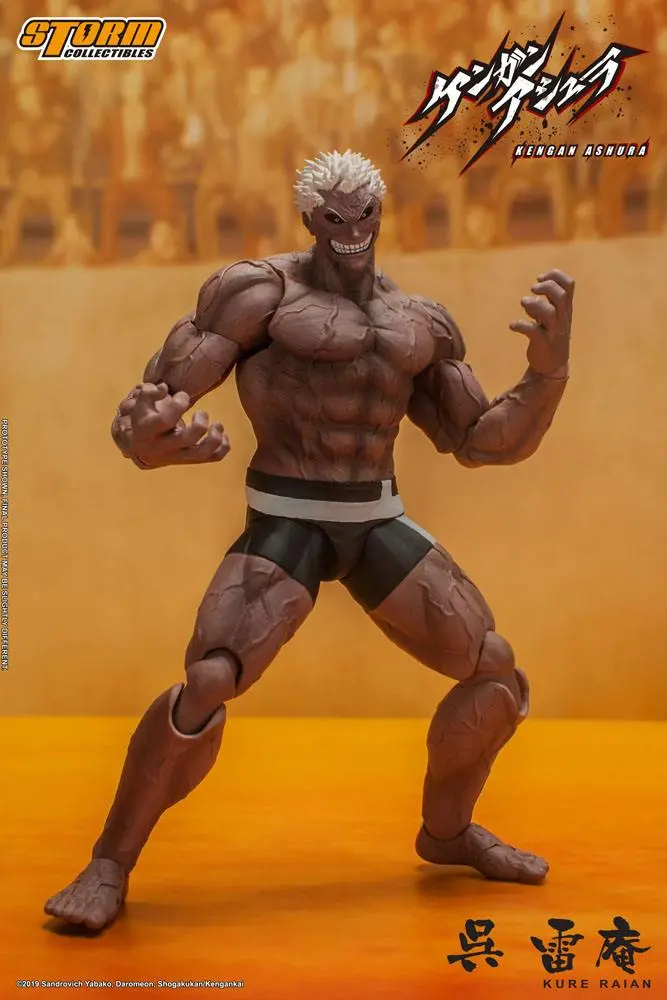 Kengan Ashura Action Figure 1/12 Kure Raian 18 cm product photo
