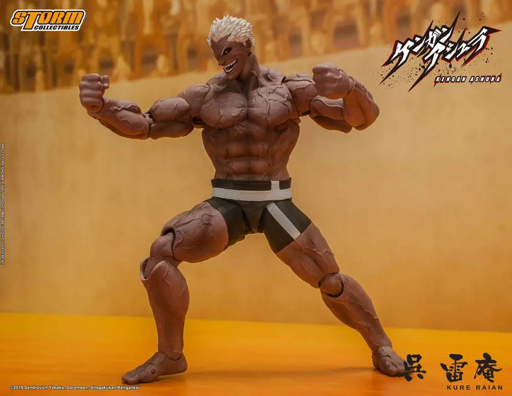 Kengan Ashura Action Figure 1/12 Kure Raian 18 cm product photo