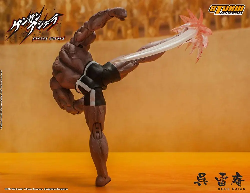 Kengan Ashura Action Figure 1/12 Kure Raian 18 cm product photo