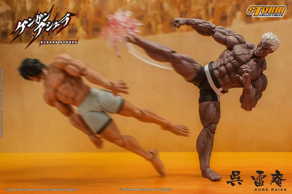 Kengan Ashura Action Figure 1/12 Kure Raian 18 cm product photo