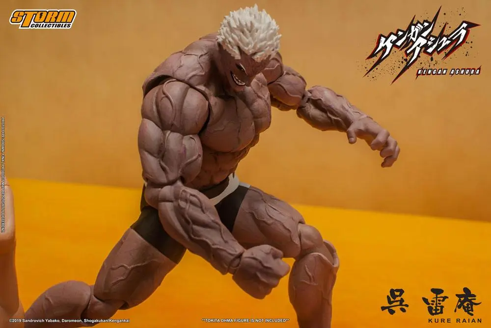 Kengan Ashura Action Figure 1/12 Kure Raian 18 cm product photo