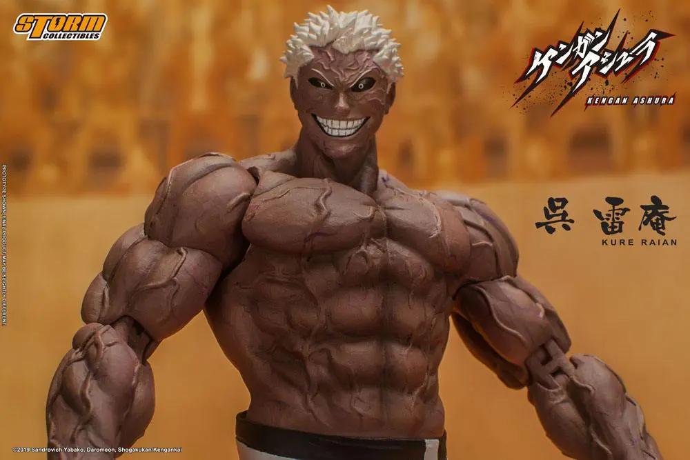 Kengan Ashura Action Figure 1/12 Kure Raian 18 cm product photo