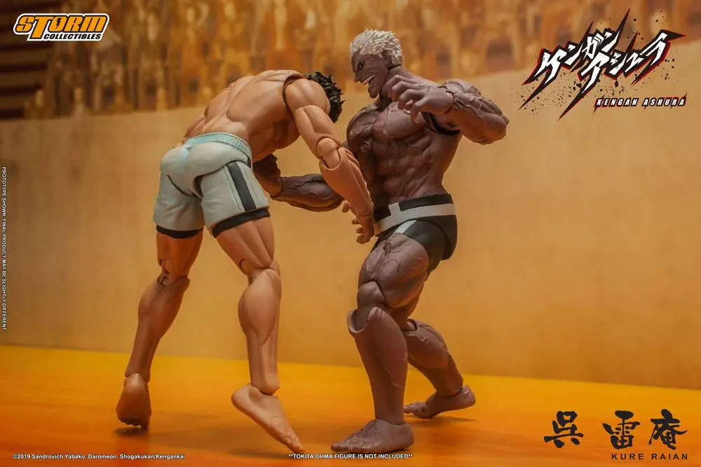 Kengan Ashura Action Figure 1/12 Kure Raian 18 cm product photo