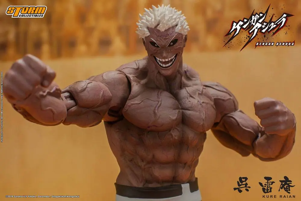 Kengan Ashura Action Figure 1/12 Kure Raian 18 cm product photo