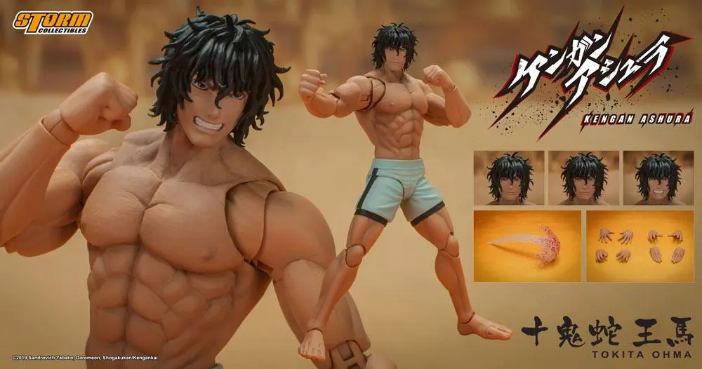 Kengan Ashura Action Figure 1/12 Tokita Ohma 18 cm product photo