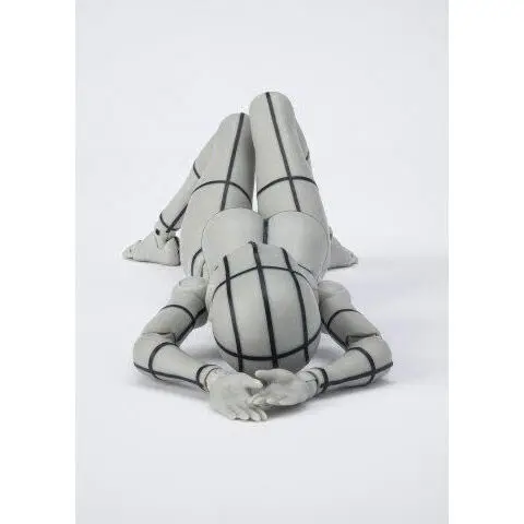 S.H. Figuarts Body Chan Action Figure Kentaro Yabuki Wireframe Gray Color Version 14 cm product photo