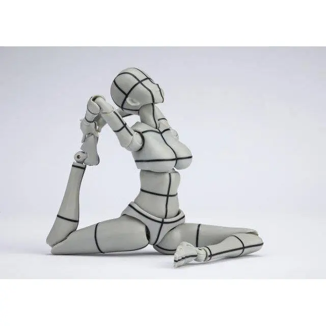 S.H. Figuarts Body Chan Action Figure Kentaro Yabuki Wireframe Gray Color Version 14 cm product photo