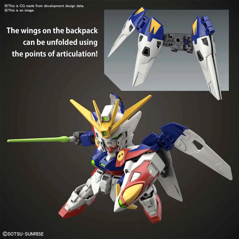 Mobile Suit Gundam Wing Wing Gundam Zero Model Kit figure termékfotó
