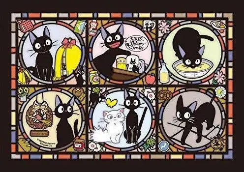 Kiki's Delivery Service Art Crystal Jigsaw Puzzle Jiji's everyday termékfotó