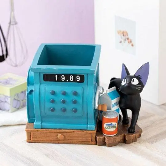 Kiki's Delivery Service Diorama / Storage Box Jiji and blue cash register termékfotó