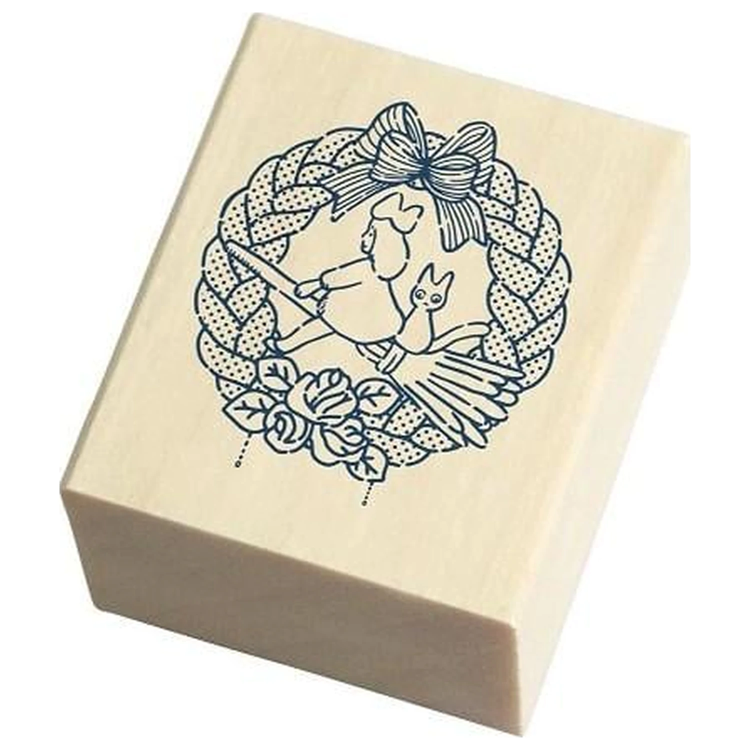 Kiki's Delivery Service Bread Crown Wooden Stamps  product photo