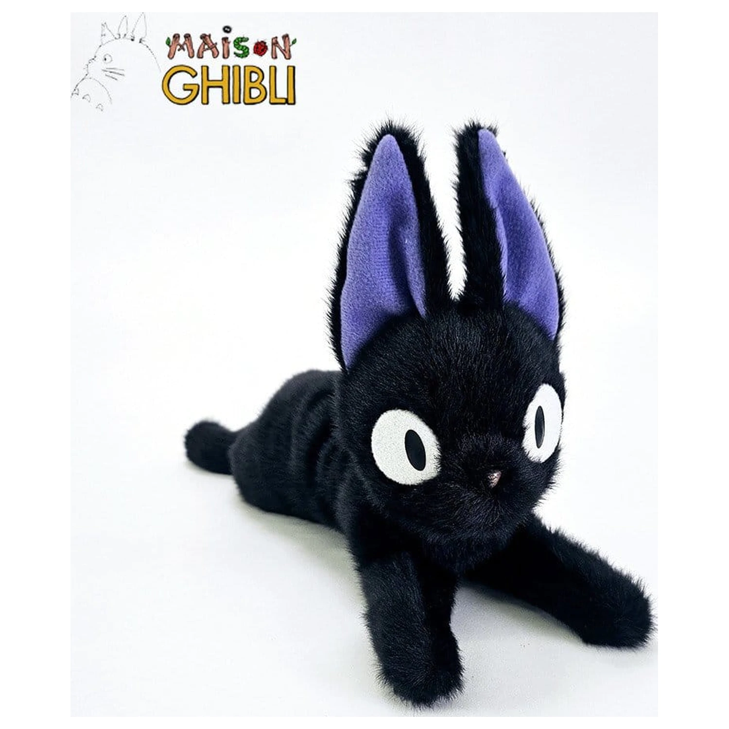 Kiki's Delivery Service Funwari Plush Figure Jiji Laying S 38 cm product photo