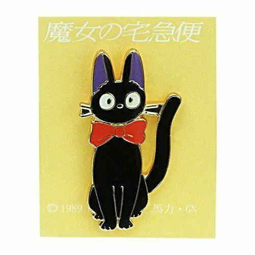 Kiki's Delivery Service Pin Badge Jiji Ribbon product photo
