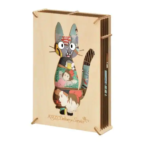 Kiki's Delivery Service Paper Model Kit Paper Theater Wood Style Silhouette Jiji termékfotó