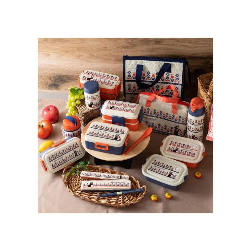Kiki's Delivery Service 4 locks Bento Box Wild flowers 2 product photo