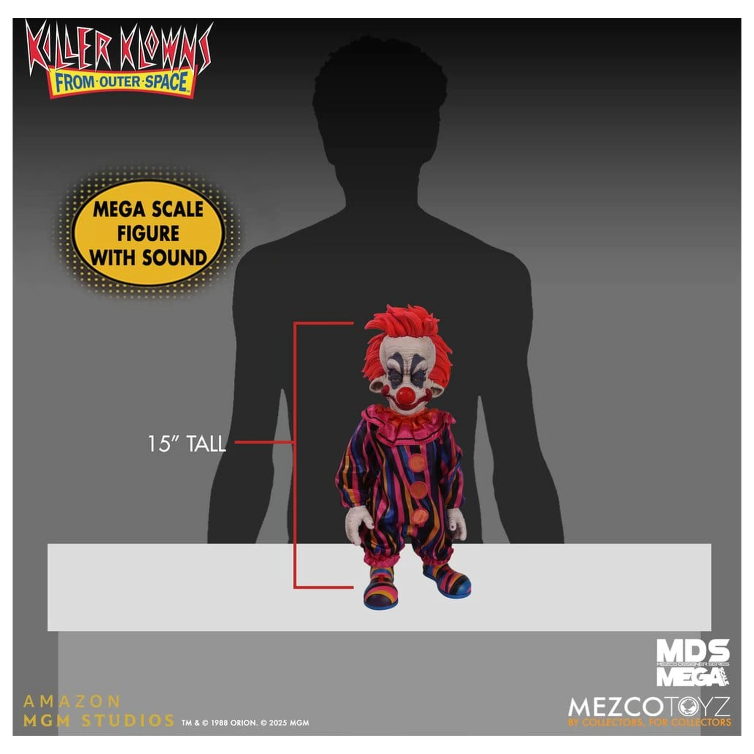 Killer Klowns from Outer Space MDS Mega Scale Doll Rudy 38 cm product photo