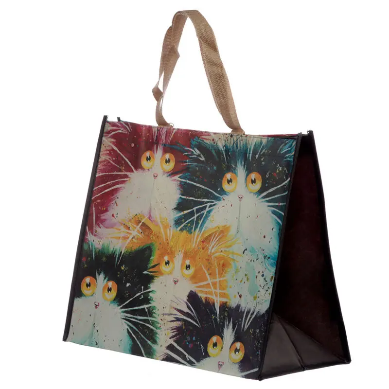 Kim Haskins cats shopping bag product photo