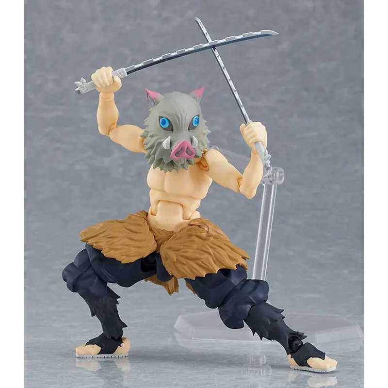 Demon Slayer: Kimetsu no Yaiba Figma Action Figure Inosuke Hashibira DX Edition 14 cm product photo