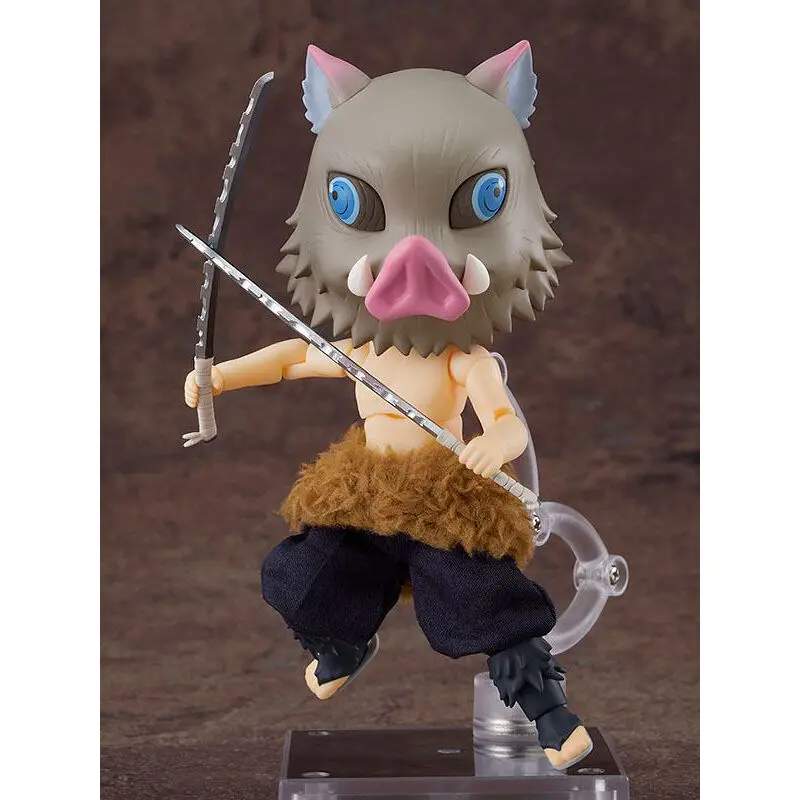 Demon Slayer: Kimetsu no Yaiba Nendoroid Doll Action Figure Inosuke Hashibira 14 cm product photo