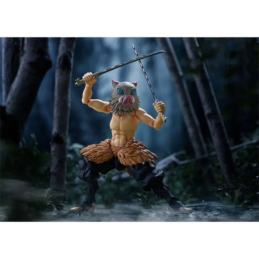 Demon Slayer: Kimetsu no Yaiba Figma Action Figure Inosuke Hashibira 14 cm product photo