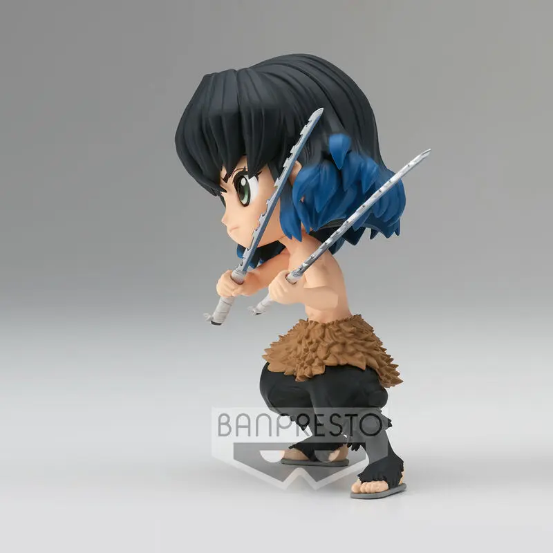 Demon Slayer Kimetsu no Yaiba Q Posket Mini Figure Inosuke Hashibira II Ver. A 13 cm product photo