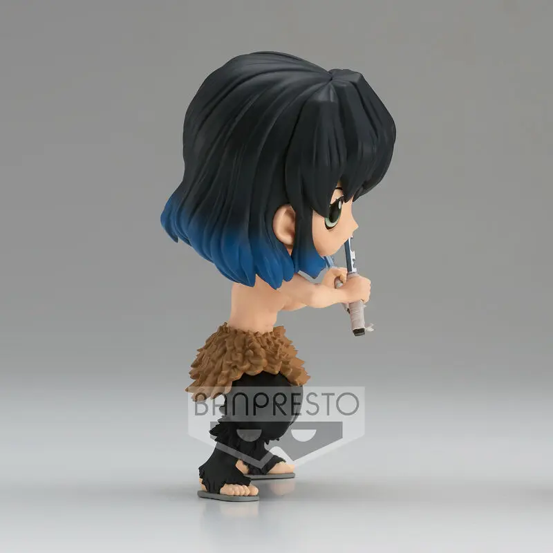 Demon Slayer Kimetsu no Yaiba Q Posket Mini Figure Inosuke Hashibira II Ver. A 13 cm product photo