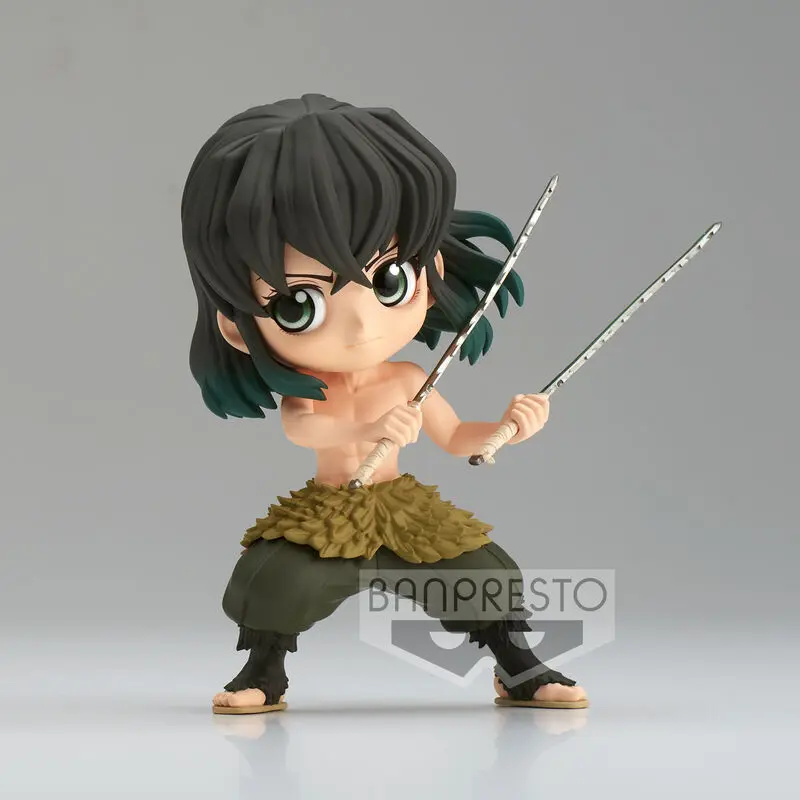 Demon Slayer Kimetsu no Yaiba Q Posket Mini Figure Inosuke Hashibira II Ver. B 13 cm product photo