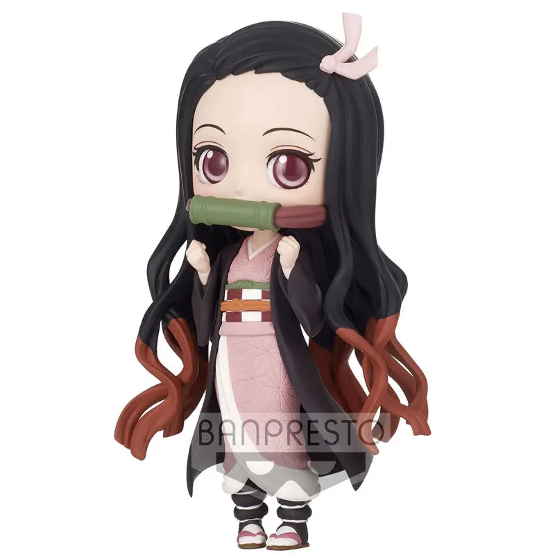 Demon Slayer Kimetsu no Yaiba Q Posket Mini Figure Nezuko Kamado II Ver. A 13 cm product photo