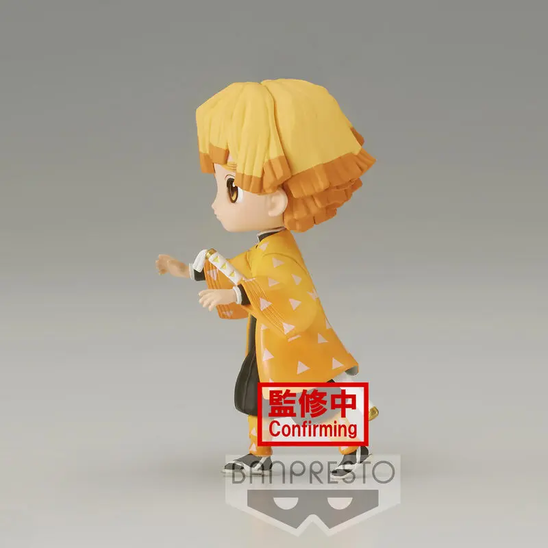 Demon Slayer Kimetsu No Yaiba Zenitsu Agatsuma Q posket petit figure 7cm product photo