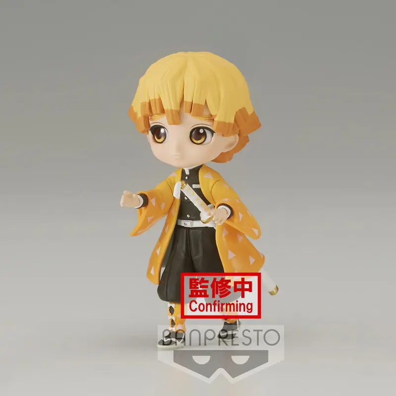 Demon Slayer Kimetsu No Yaiba Zenitsu Agatsuma Q posket petit figure 7cm product photo