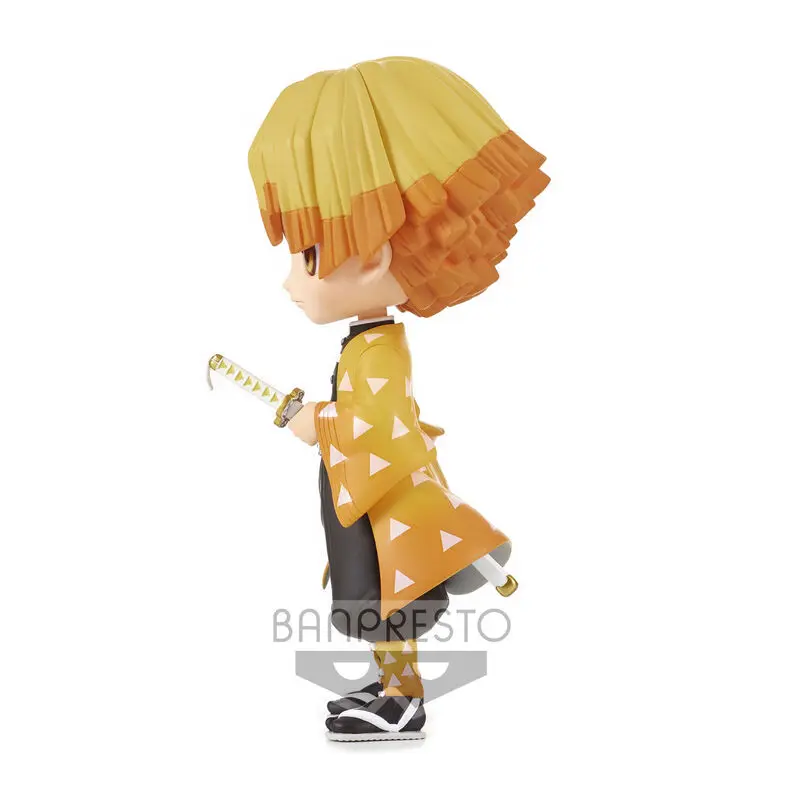 Demon Slayer Kimetsu no Yaiba Q Posket Mini Figure Zenitsu Agatsuma II Ver. A 14 cm product photo