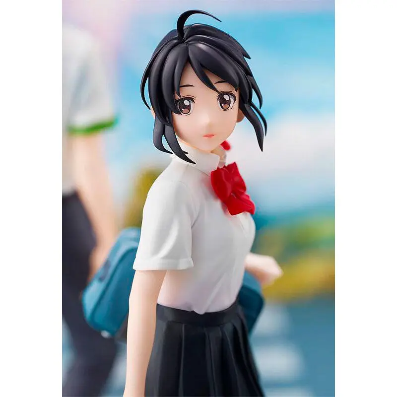 Kimi no Na wa. Pop Up Parade Statue Mitsuha Miyamizu 17 cm product photo