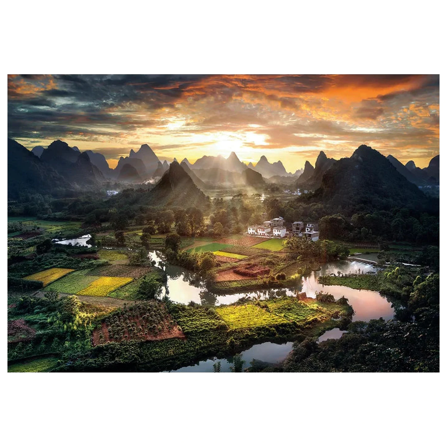 China View 2000-piece puzzle product photo