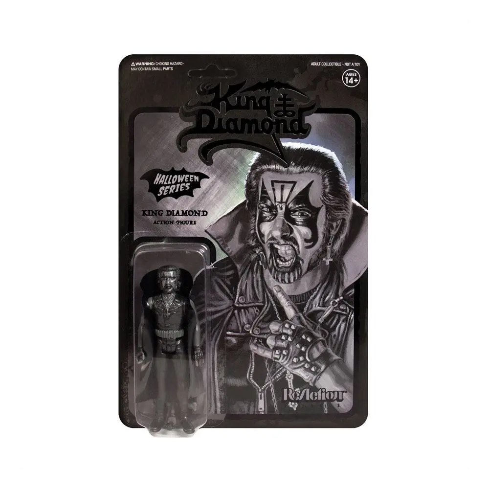 King Diamond ReAction Action Figure Black-On-Black Metal King Diamond 10 cm product photo