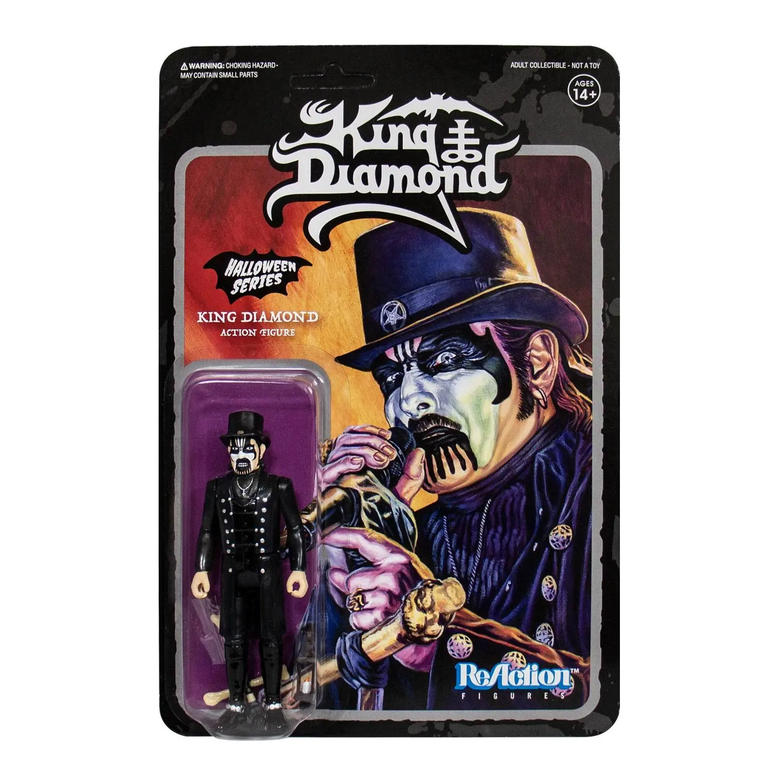 King Diamond ReAction Action Figure Top Hat 10 cm product photo