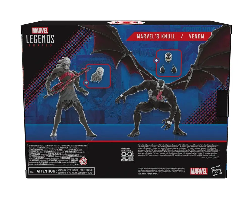 King in Black Marvel Legends Action Figure 2-Pack 2022 Marvel's Knull & Venom 15 cm product photo