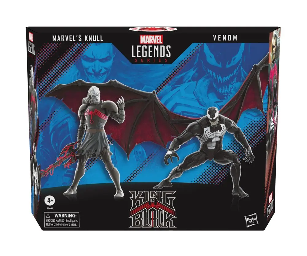 King in Black Marvel Legends Action Figure 2-Pack 2022 Marvel's Knull & Venom 15 cm product photo