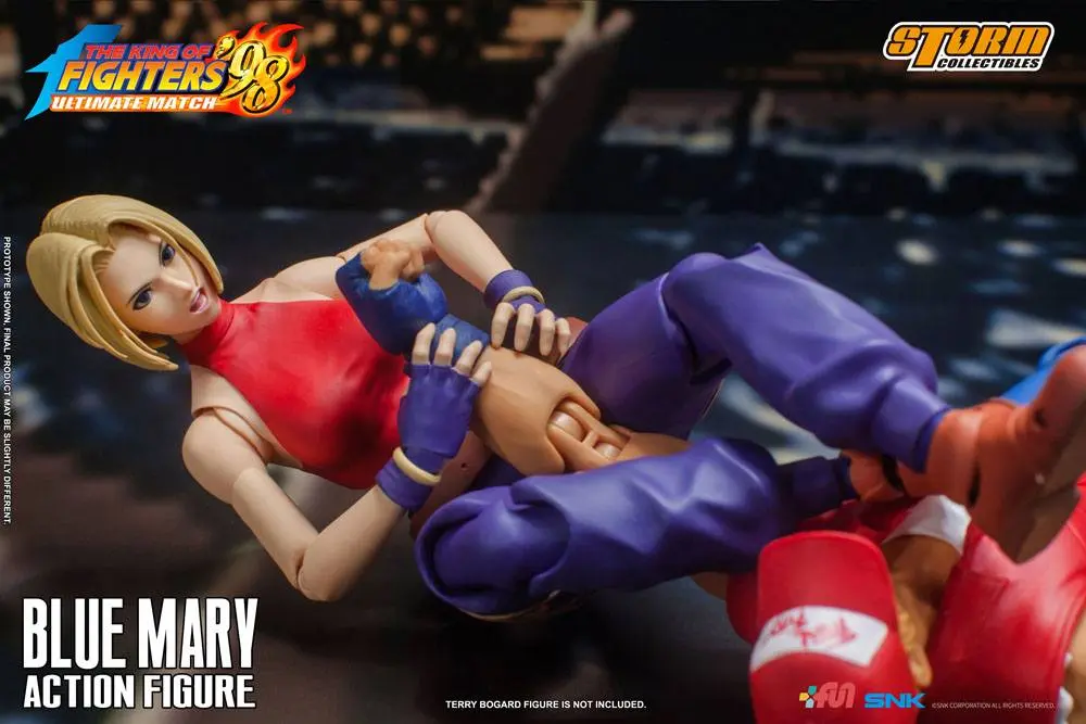 King of Fighters '98: Ultimate Match Action Figure 1/12 Blue Mary 17 cm product photo