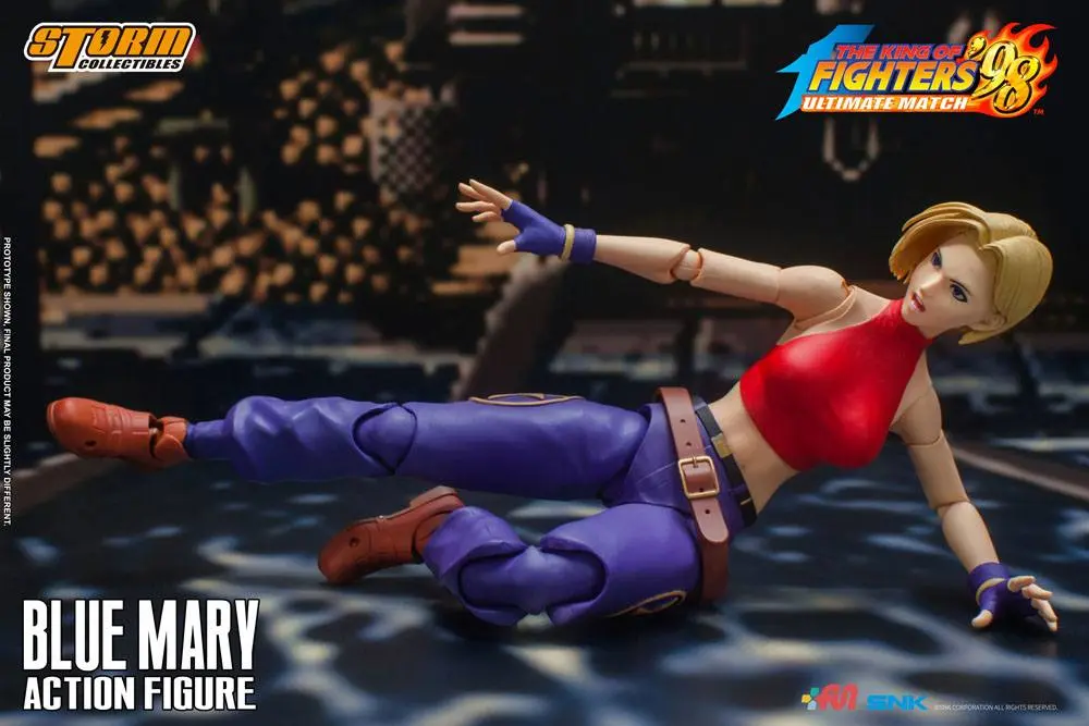 King of Fighters '98: Ultimate Match Action Figure 1/12 Blue Mary 17 cm product photo